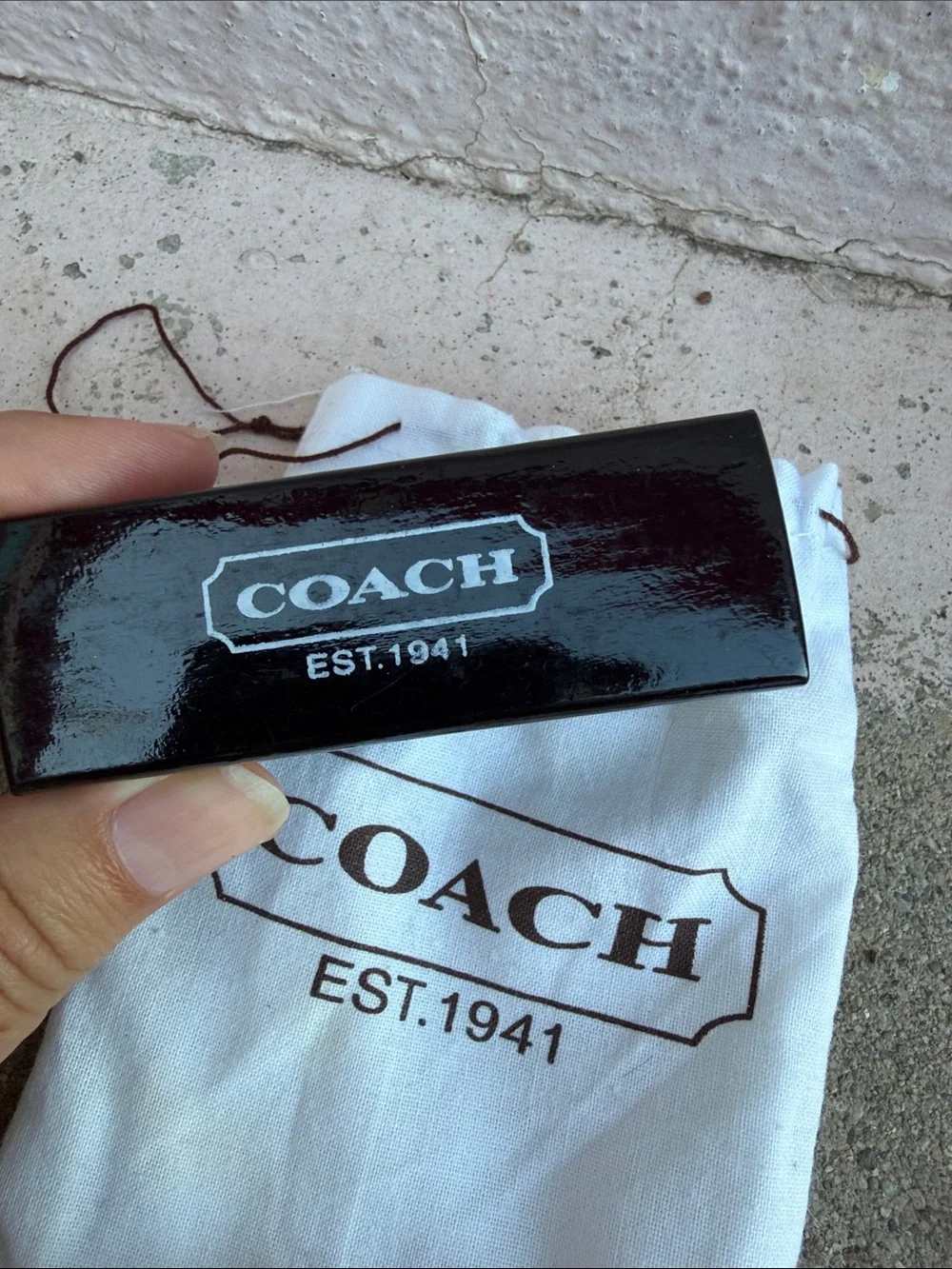 Coach suede nubuck